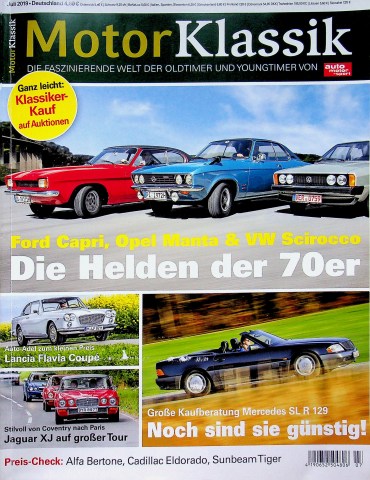 Deckblatt Motor Klassik (07/2019)